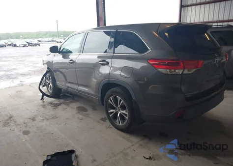 2017 Toyota Highlander Le from USA, damaged, VIN 5TDBZRFH6HS386710